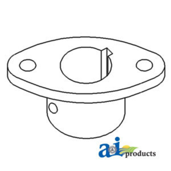 A & I Products Flange, Hydraulic Pump Drive 3" x5" x1" A-L36-19